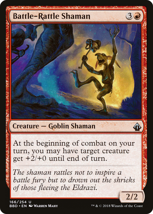 Battle-Rattle Shaman (BBD-166) - uncommon - Foil