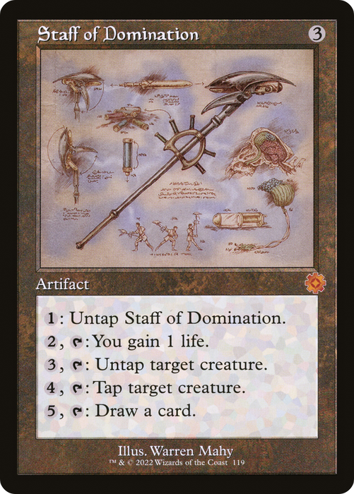 Staff of Domination (BRR-119) - mythic - Foil