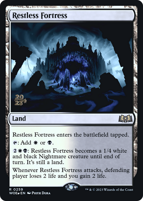 Restless Fortress (PRE-259S) - rare - Foil