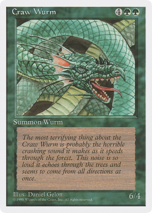 Craw Wurm (4ED-238) - common