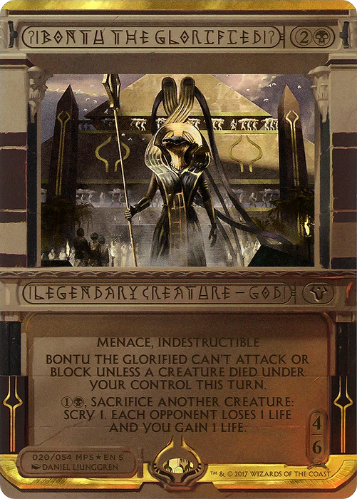 Bontu the Glorified (MPS2-020) - special (Borderless) - Foil