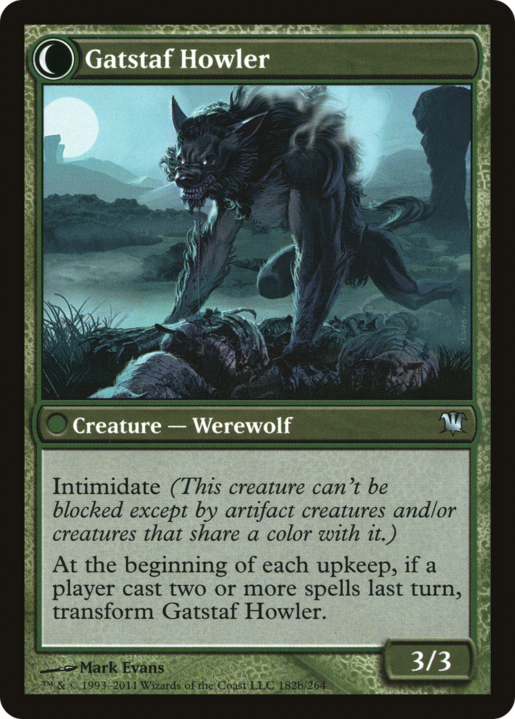 Gatstaf Shepherd // Gatstaf Howler (ISD-182) - uncommon: (Double Faced Transform) - Foil