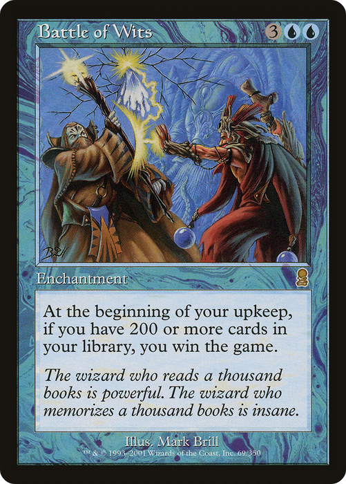 Battle of Wits (ODY-069) - rare - Foil