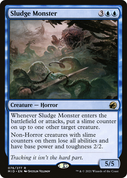 Sludge Monster (MID-076) - rare - Foil