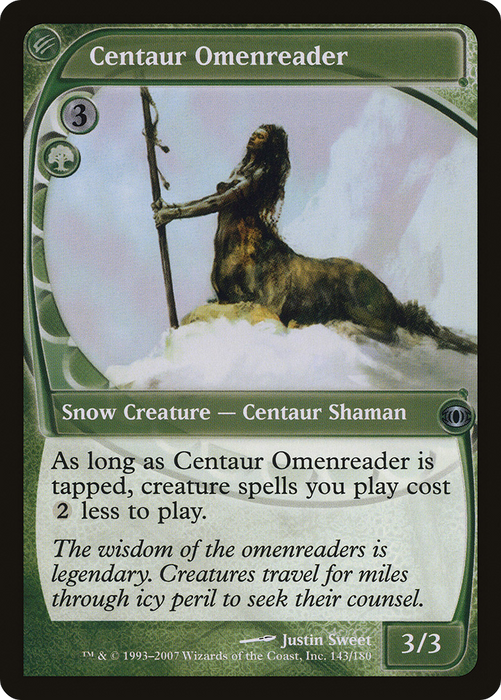 Centaur Omenreader (FUT-143) - uncommon - Foil
