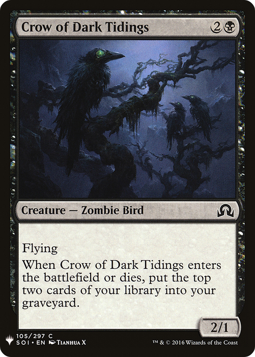 Crow of Dark Tidings (LIST-SOI-105) - common