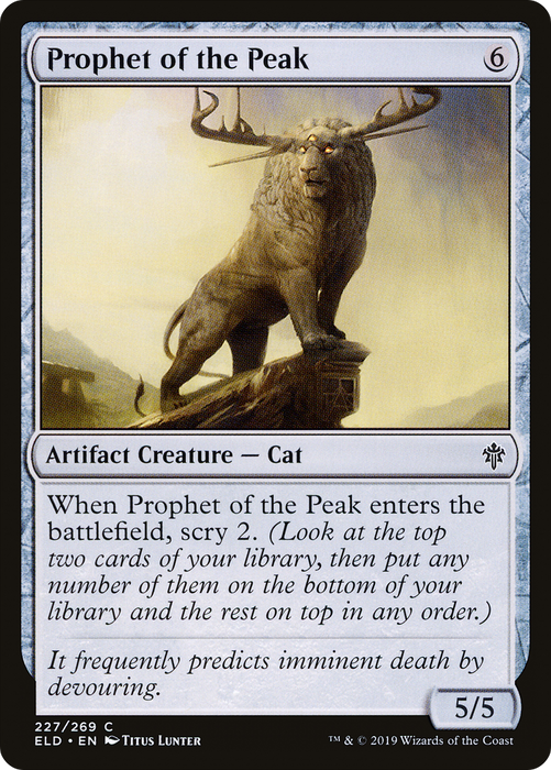 Prophet of the Peak (ELD-227) - common