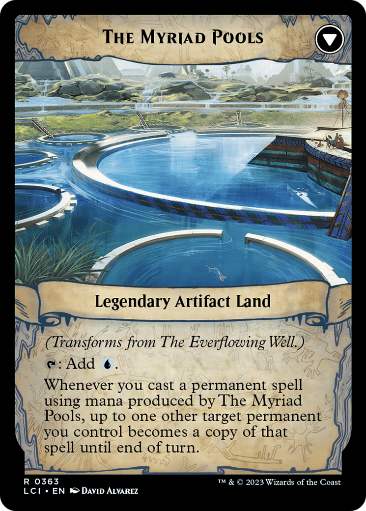The Everflowing Well // The Myriad Pools (LCI-363) - rare: (Extended Art)