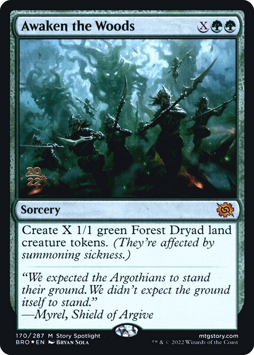 Awaken the Woods (PRE-170S) - mythic - Foil