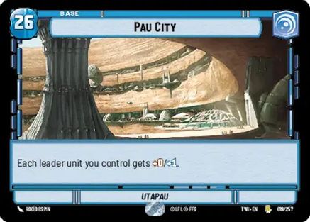 Pau City (019/257) - TOTR - Rare - Foil