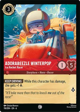 Adorabeezle Winterpop - Ice Rocket Racer VF (116/204) - Commune - Cold Foil