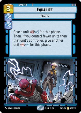 Equalize (055/257) - TOTR - Rare - Foil