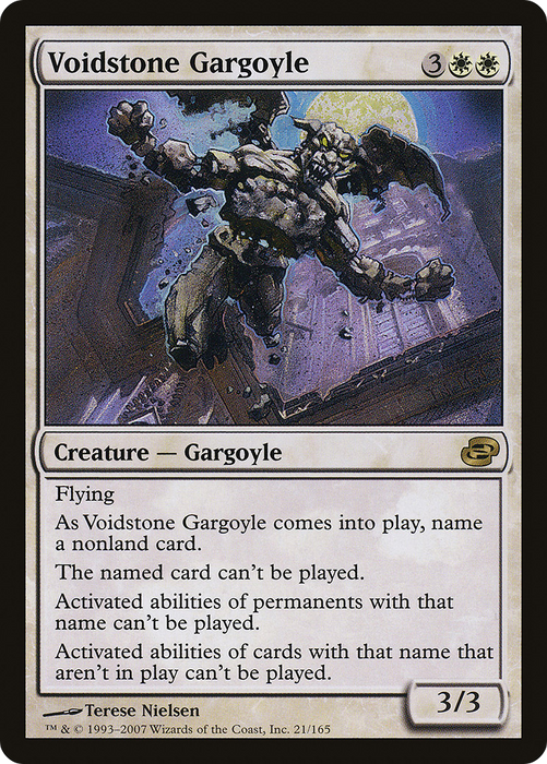 Voidstone Gargoyle (PLC-021) - rare - Foil