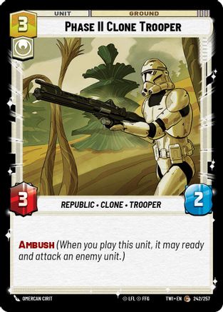 Phase II Clone Trooper (242/257) - TOTR - Common