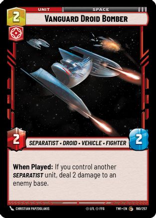 Vanguard Droid Bomber (160/257) - TOTR - Common
