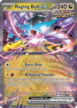 Raging Bolt ex (145) - SSVPC  - Promo - Holofoil
