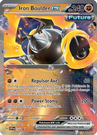 Iron Boulder ex (147) - SSVPC  - Promo - Holofoil