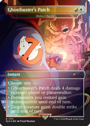 Ghostbuster's Patch - Boros Charm (Rainbow Foil) (SLD-1771) - rare - Foil
