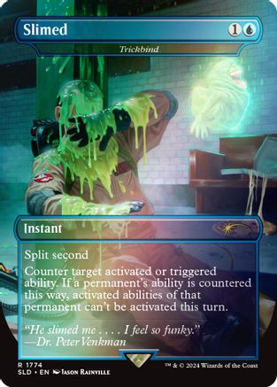 Slimed - Trickbind (Rainbow Foil) (SLD-1774) - rare - Foil