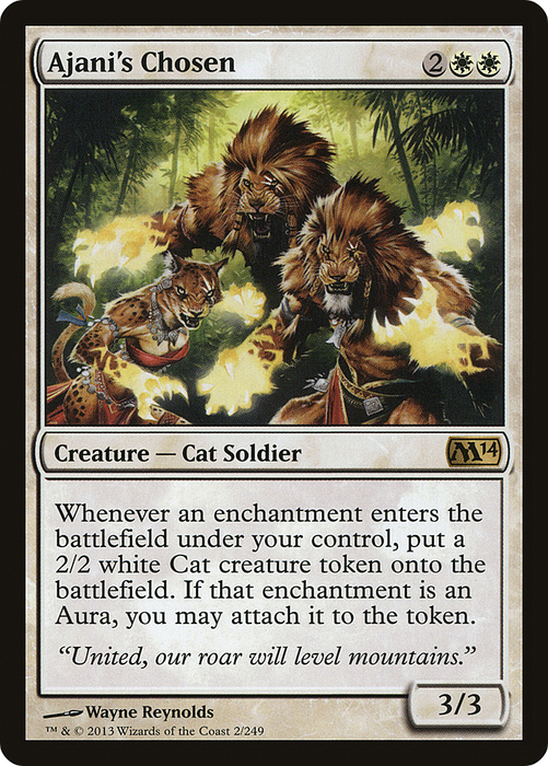 Ajani's Chosen (M14-002) - rare