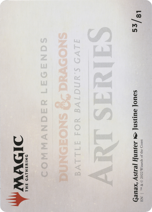 Ganax, Astral Hunter // Ganax, Astral Hunter (ACLB-053) - common (Borderless) - Foil