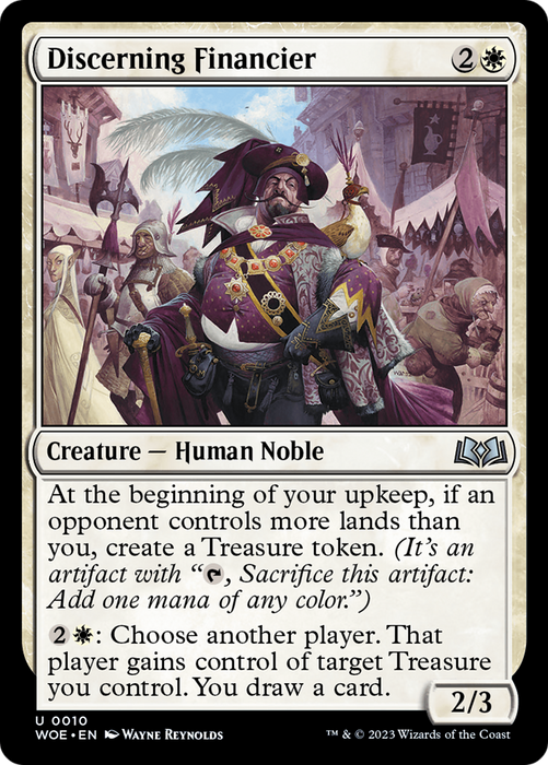 Discerning Financier (WOE-010) - uncommon - Foil