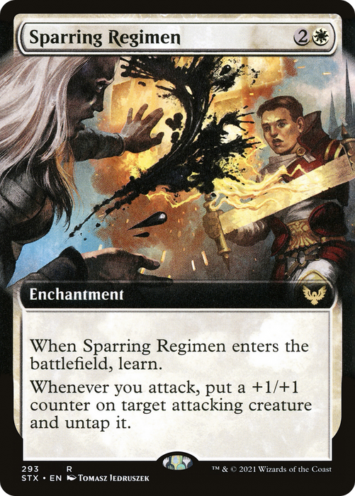 Sparring Regimen (STX-293) - rare: (Extended Art)