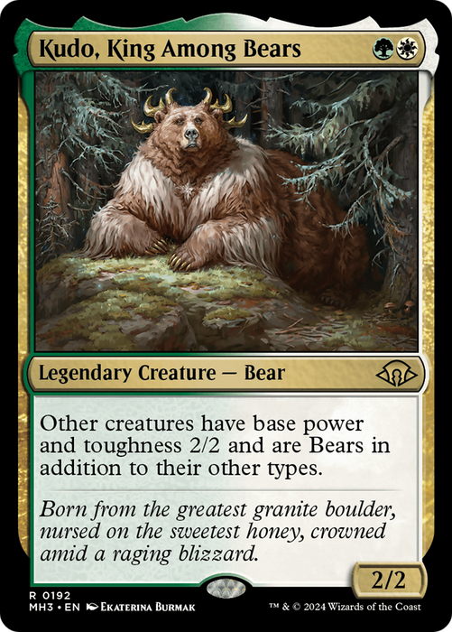 Kudo, King Among Bears (MH3-192) - rare
