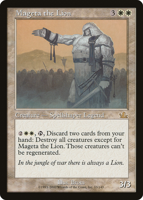 Mageta the Lion (PCY-013) - rare
