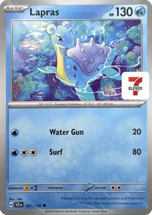 Lapras (7-Eleven Promo) (031/142) - MCP  - Uncommon