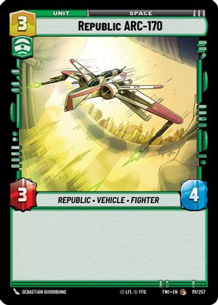 Republic ARC-170 (111/257) - TOTR - Common