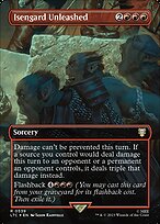 Isengard Unleashed (LTC-539) - rare (Borderless) - Foil