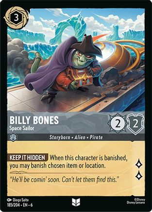 Billy Bones - Space Sailor (185/204) - Uncommon - Cold Foil
