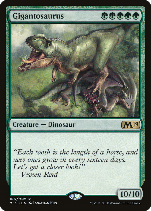 Gigantosaurus (PPM20-185P) - rare - Foil