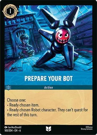 Prepare Your Bot (165/204) - Uncommon - Cold Foil