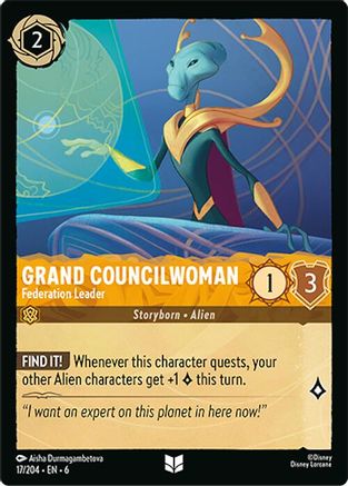 Grand Councilwoman - Federation Leader (17/204) - Uncommon