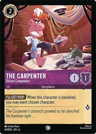The Carpenter - Dinner Companion (44/204) - Common - Cold Foil