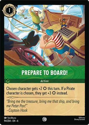 Prepare to Board! (94/204) - Common - Cold Foil