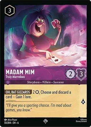 Madam Mim - Truly Marvelous (55/204) - Super Rare - Cold Foil