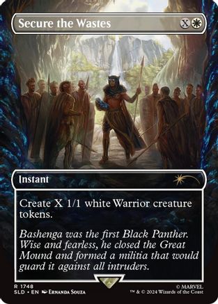 Secure the Wastes (Rainbow Foil) (SLD-1748) - rare - Foil
