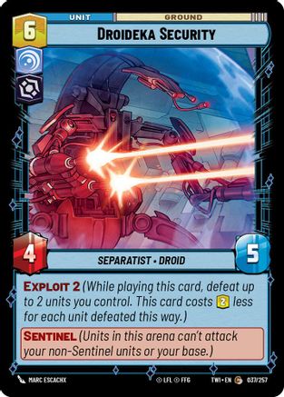 Droideka Security (037/257) - TOTR - Common - Foil