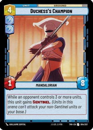 Duchess's Champion (054/257) - TOTR - Uncommon