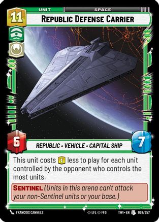 Republic Defense Carrier (098/257) - TOTR - Uncommon
