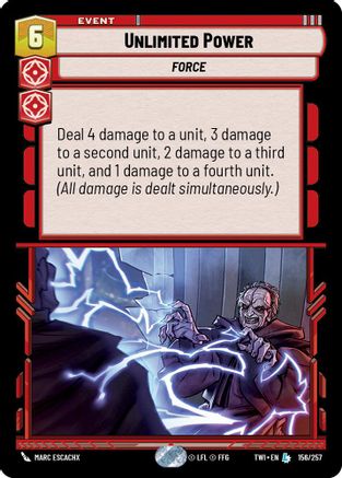 Unlimited Power (156/257) - TOTR - Legendary - Foil