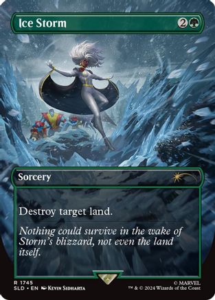 Ice Storm (Rainbow Foil) (SLD-1745) - rare - Foil