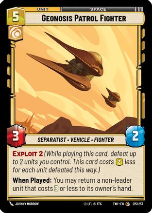 Geonosis Patrol Fighter (215/257) - TOTR - Common