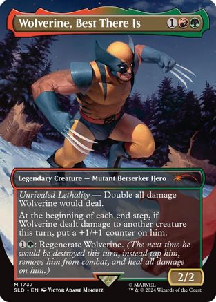Wolverine, Best There Is (Rainbow Foil) (SLD-1737) - mythic - Foil