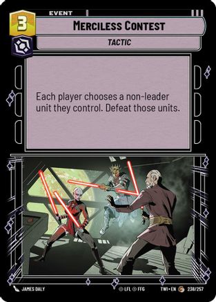 Merciless Contest (238/257) - TOTR - Common
