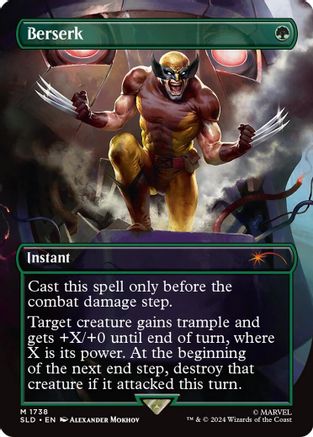 Berserk (1738) (Rainbow Foil) (SLD-1738) - mythic - Foil