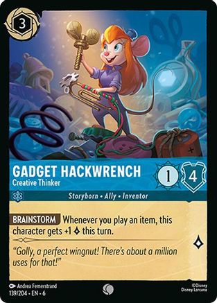 Gadget Hackwrench - Creative Thinker (139/204) - Common